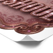 Lebendiges Gold MODESHOP Grafikdesign Poster (Ecke)