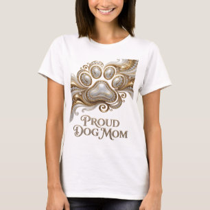 Lebendiges Gold STOLZE HUND-MUTTER Grafikdesign T-Shirt