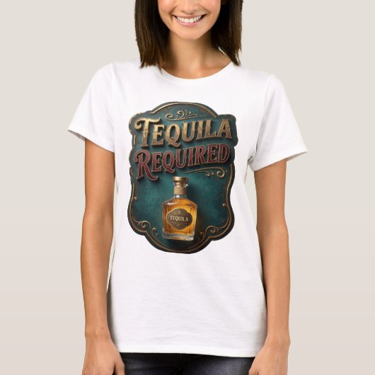 Lebendiges Gold TEQUILA ERFORDERLICH Tee (Vorderseite)
