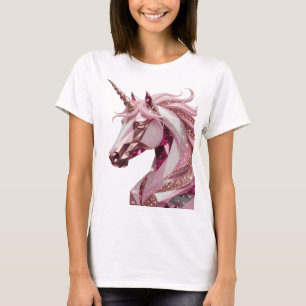 Lebendiges Gold-UNICORN-Zitat-Design T-Shirt