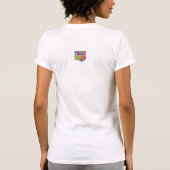 Lebendiges Graffiti Fresh Beats DJ Turntable T-Shi T-Shirt (Rückseite)