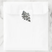 Lebendiges Grau TREE Aufkleber Motiv (Tasche)