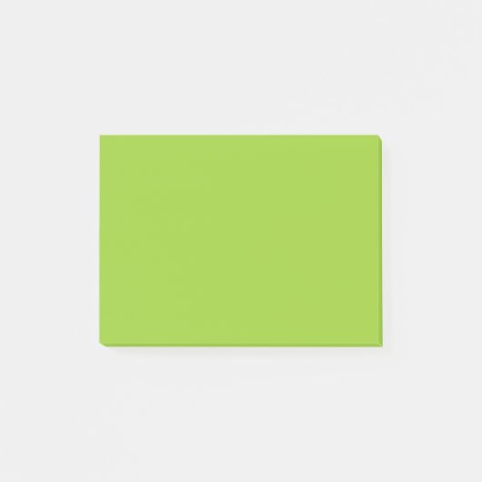 Lebendiges Grün Post-it Klebezettel (Vorderseite)