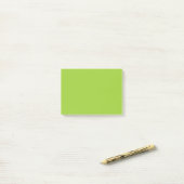 Lebendiges Grün Post-it Klebezettel (Auf Schreibtisch)