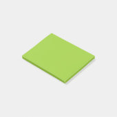 Lebendiges Grün Post-it Klebezettel (angewinkelt)