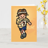 lebendiges Gruß. Karte (Gelbe Blume)