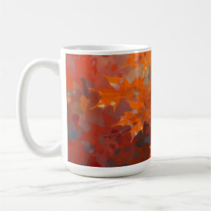 Lebendiges Herbst-Ahornlaub-Kronendach Kaffeetasse