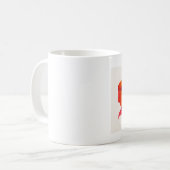 Lebendiges Hochzeitsfeierband Kaffeetasse (Vorderseite Links)