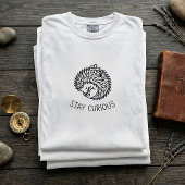 Lebendiges Igel-Zitat-T-Shirt für ihn oder sie T-Shirt