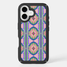 Lebendiges Kaleidoskop Blühen: Rosa & Smaragd Mand