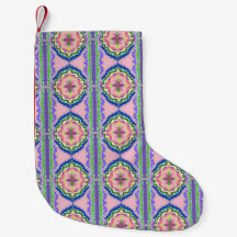 Lebendiges Kaleidoskop Blühen: Rosa & Smaragd Mand