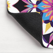 Lebendiges Kaleidoskop-Mandala-Muster Mousepad (Ecke)