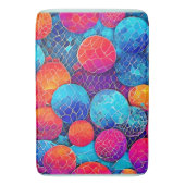 Lebendiges Kreis Muster Badematte (Vorderseite Vertikal)