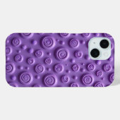 Lebendiges lila Spiral-iPhone-Case Aesthetic Case-Mate iPhone Hülle (Rückseite (Horizontal))