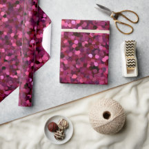 Lebendiges Magenta Schimmerndes Rosa Glitter-Muste