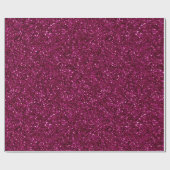 Lebendiges Magenta Schimmerndes Rosa Glittermuster Geschenkpapier (Flach)