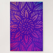 Lebendiges Mandala-Design Puzzle (Vertikal)
