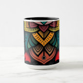 Lebendiges Mandala-Design Tasse (Zentrum)