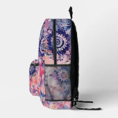 Lebendiges Mandala-Rucksackmuster Bedruckter Rucksack (Rechts)