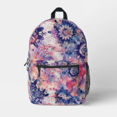 Lebendiges Mandala-Rucksackmuster Bedruckter Rucksack (Vorderseite)