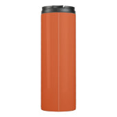 Lebendiges Mod Monogramm Anfangsbuchstabe Pink Ora Thermosbecher (Rückseite)