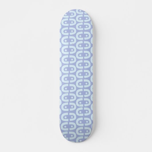 Lebendiges modernes Muster mit kühnen Farbbeformen Skateboard (Vorne)
