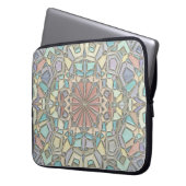 lebendiges Mosaik Laptopschutzhülle (Vorderseite Links)