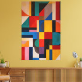 Lebendiges Mosaik Leinwanddruck (Insitu (Wohnzimmer))