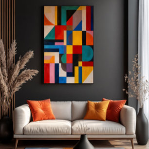 Lebendiges Mosaik Poster