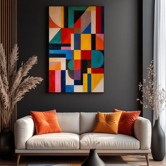 Lebendiges Mosaik Poster