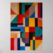 Lebendiges Mosaik Poster (Vorne)