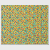 Lebendiges Mosaikmuster Geschenkpapier (Flach)