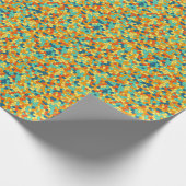 Lebendiges Mosaikmuster Geschenkpapier (Ecke)