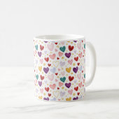Lebendiges Multicolor-Wasserfarben- und Gold-Konfe Kaffeetasse (VorderseiteRechts)