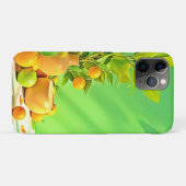 Lebendiges Orange Grün Stillleben Design Case-Mate iPhone Hülle (Rückseite (Horizontal))