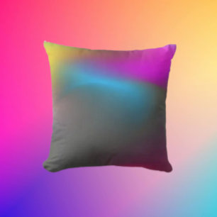 Lebendiges Patchwork Kissen