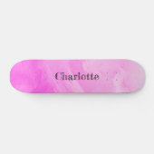 Lebendiges Pink Skateboard (Horizontal)