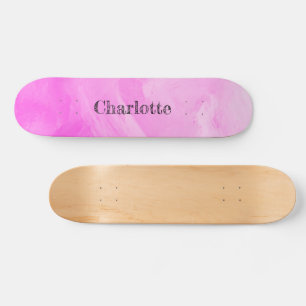 Lebendiges Pink Skateboard