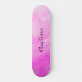 Lebendiges Pink Skateboard (Vorne)