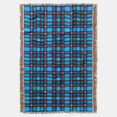 Lebendiges Plaid-Tartan-Muster-Gewebe Decke (Vorderseite Vertikal)