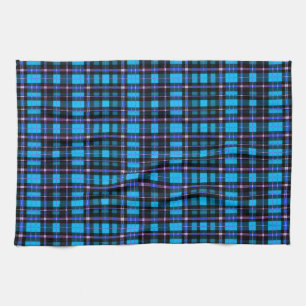 Lebendiges Plaid-Tartan-Muster-Gewebe Geschirrtuch