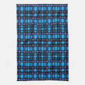 Lebendiges Plaid-Tartan-Muster-Gewebe Geschirrtuch (Vertikal)