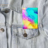 Lebendiges Regenbogen Flauschige Fellstruktur Hint Button (Insitu)