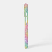 Lebendiges Regenbogen-Glitter-Sparkle-iPhone-Case iPhone 16 Hülle (Linke Seite)