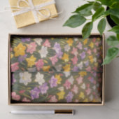 Lebendiges Regenbogen-Lilienblumenfeld Seidenpapier (Geschenk)