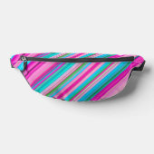 Lebendiges Regenbogen-Streifenmuster-Design Bauchtasche (Ablage )