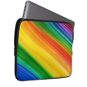 Lebendiges Regenbogenfarbspektrum Laptopschutzhülle