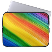 Lebendiges Regenbogenfarbspektrum Laptopschutzhülle (Vorderseite)