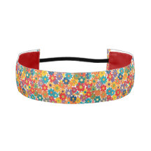 Lebendiges Retro-60er-Jahre-Gänseblümchen-Flower-P