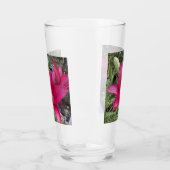 Lebendiges Rosa Lilly Glas (Links)